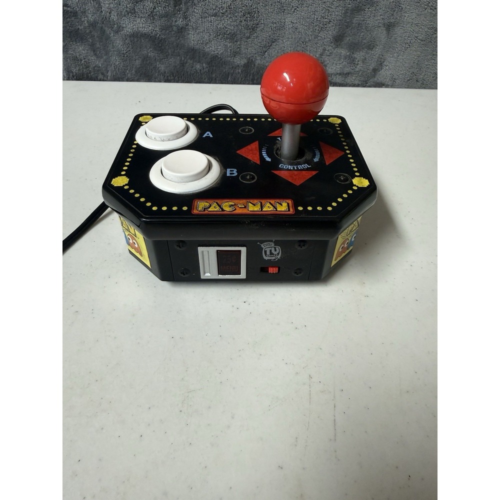 Pac-Man Plug & Play TV Game Jakks Pacific Namco Retro Joystick Console Working
